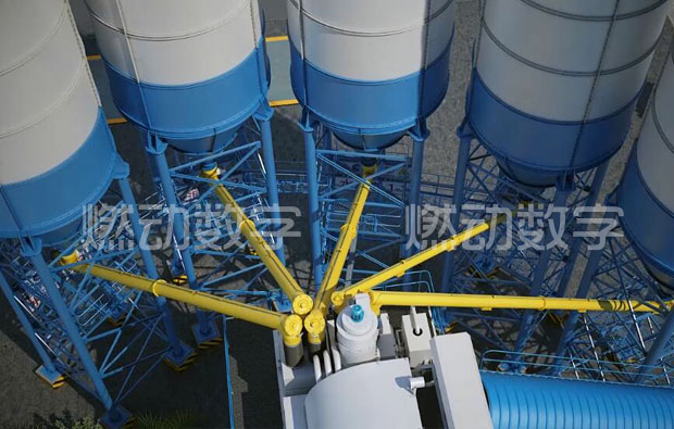 混凝土攪拌站樓三維動畫及設備性能優(yōu)勢介紹演示動畫