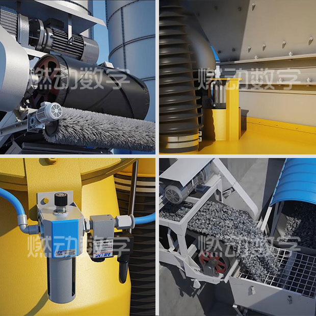 混凝土攪拌站樓三維動畫及設備性能優(yōu)勢介紹演示動畫